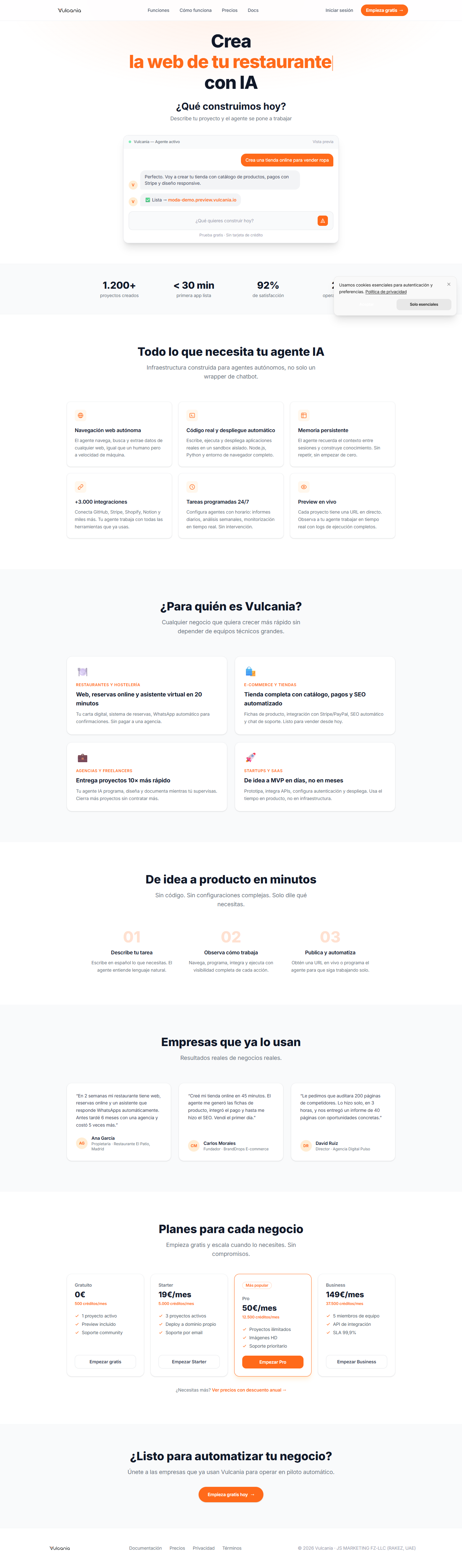 Captura de Publicar y conectar dominios